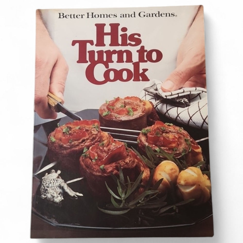 1980s Vintage Better Homes and Gardens "His Time to Cook" Cookbook
